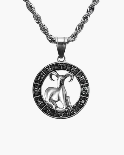 Zodiac Sign Necklace - Silver