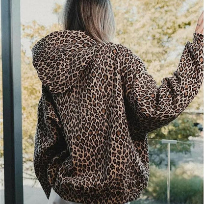 Unisex leopard hoodie - Micheal Smith